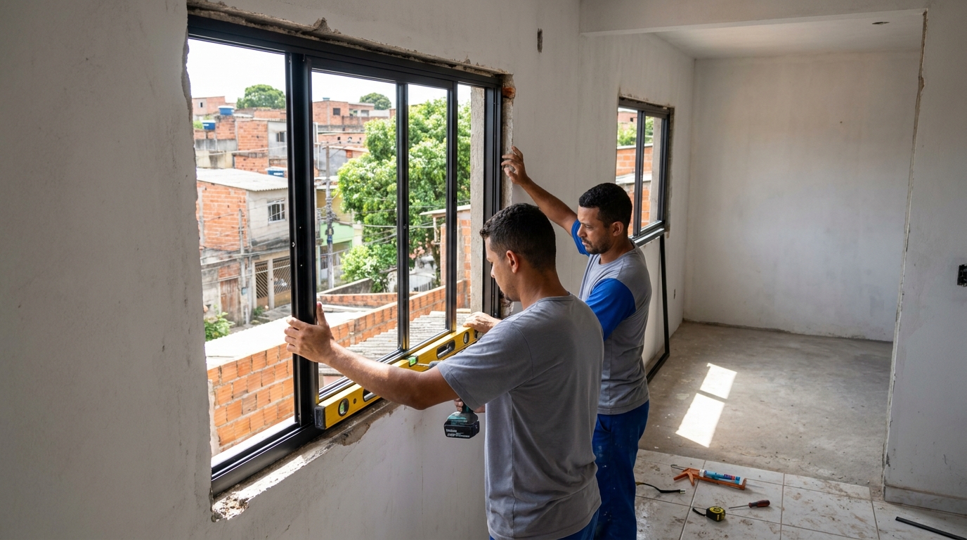 Produção de Portas e Janelas em Campina Grande‑PB