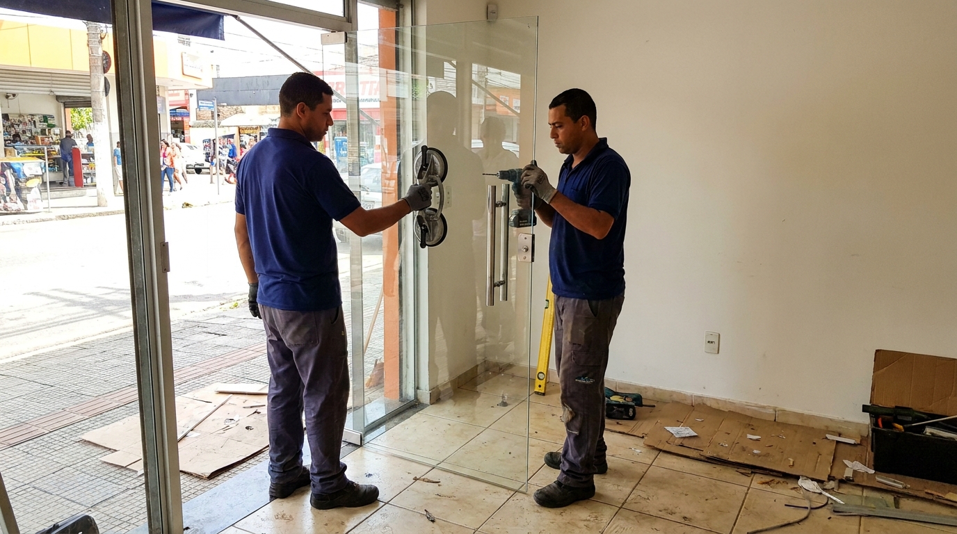 Portas em Vidro em Campina Grande‑PB